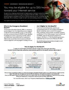 Emergency Broadband Benefit Flyer