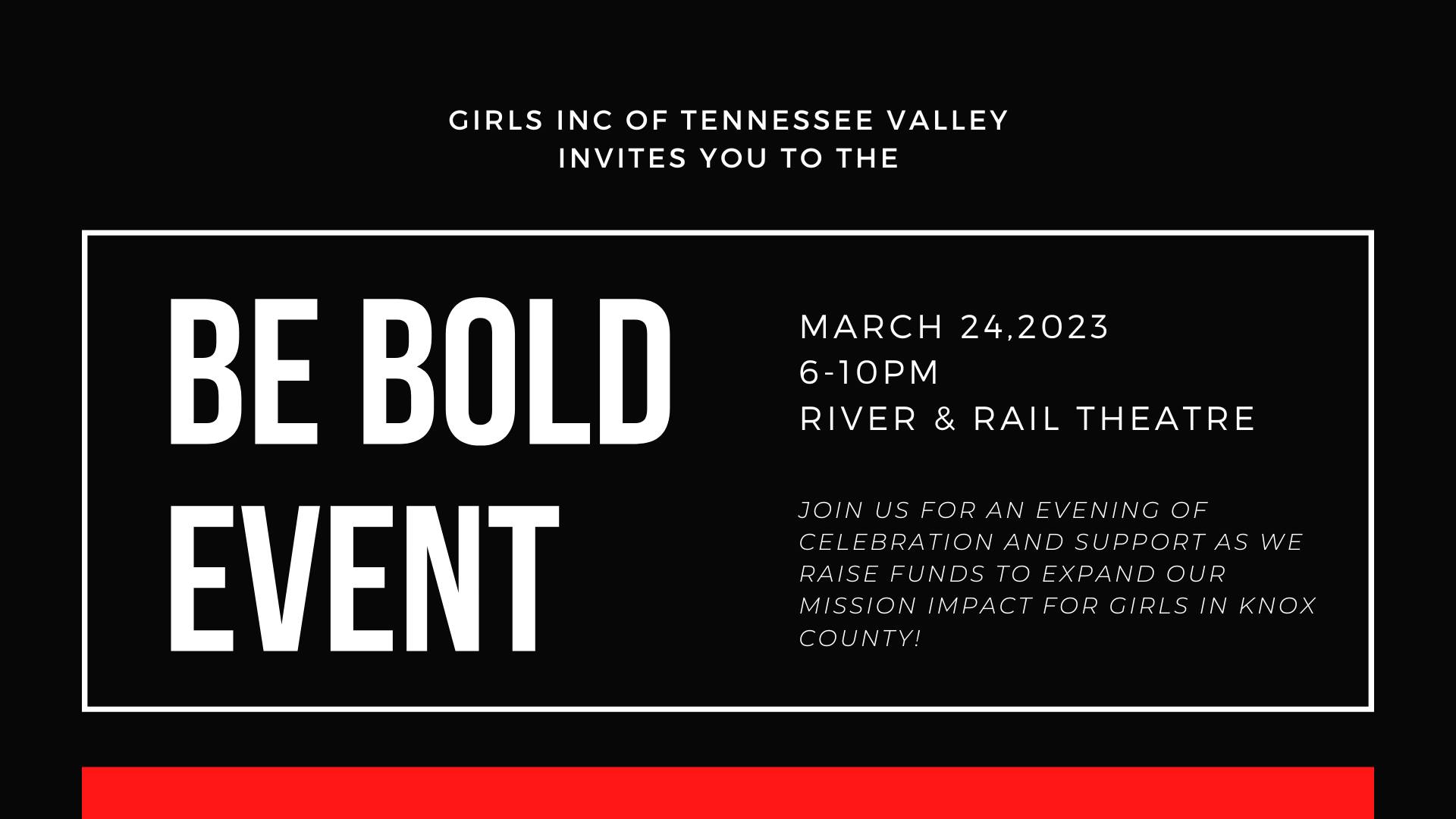 Be BOLD Event