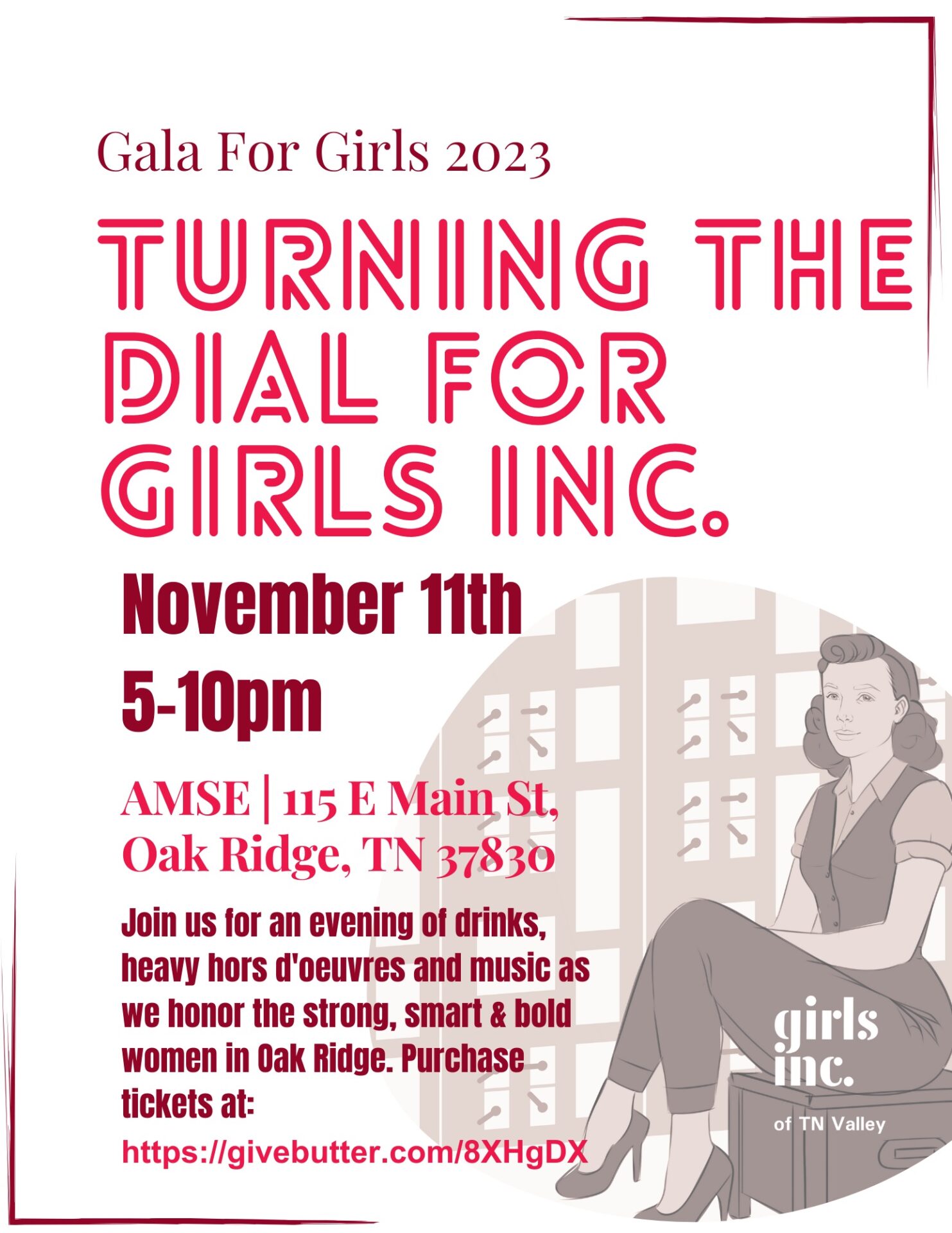 Gala for the Girls 2023 Turn the Dial for Girls Inc.